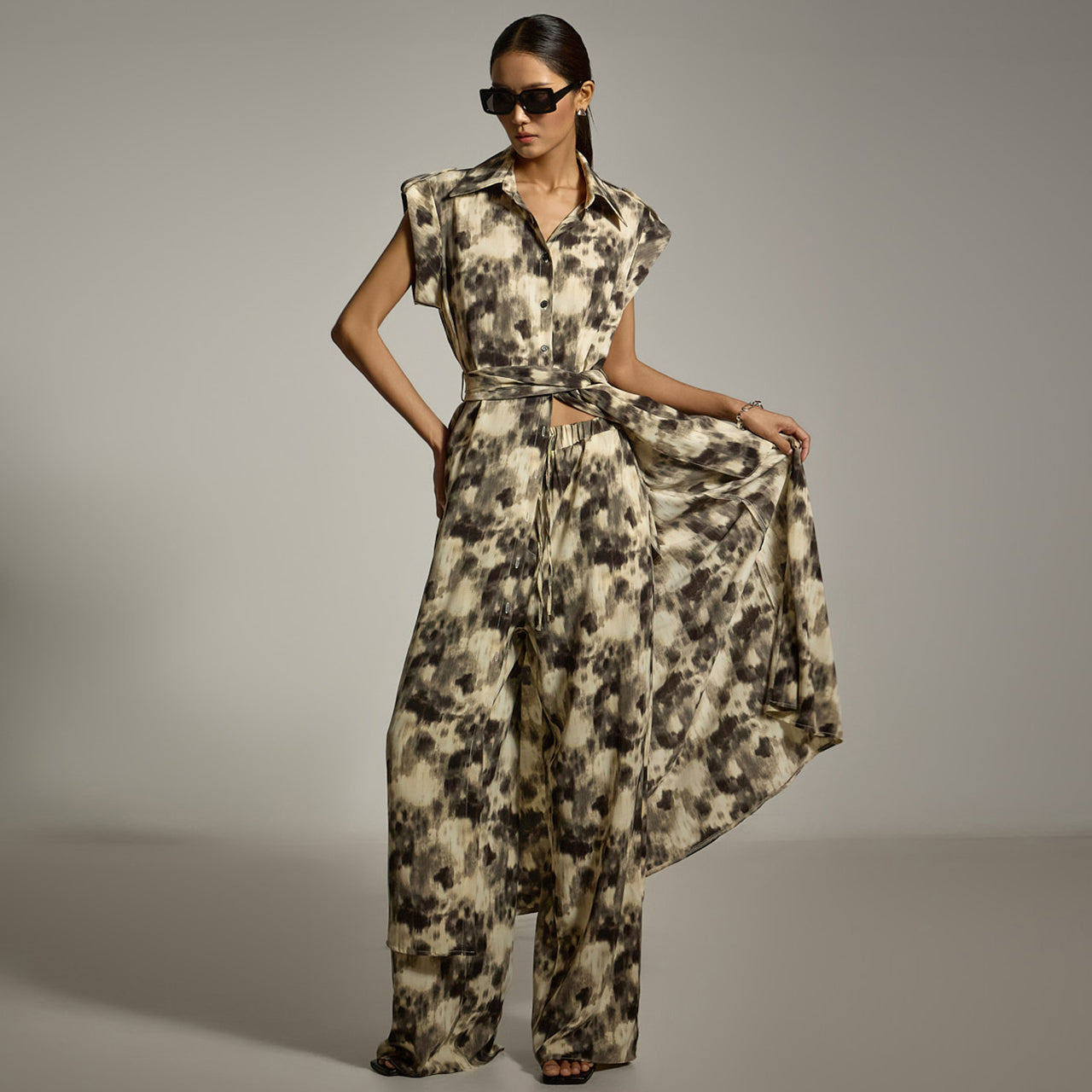 P3512 タイダイワイドパンツ