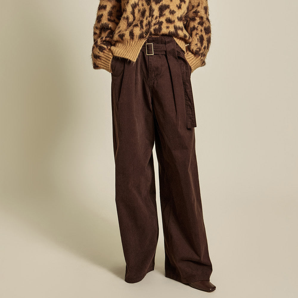 P3663 Pants with  Belt