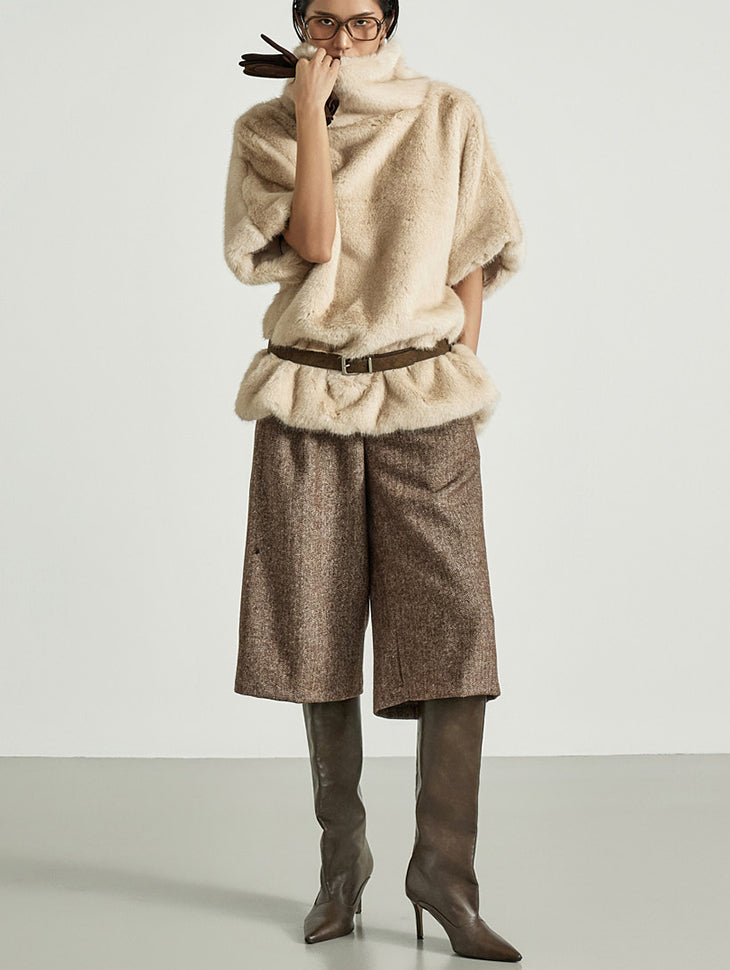 P3681 Wool Wide Pants