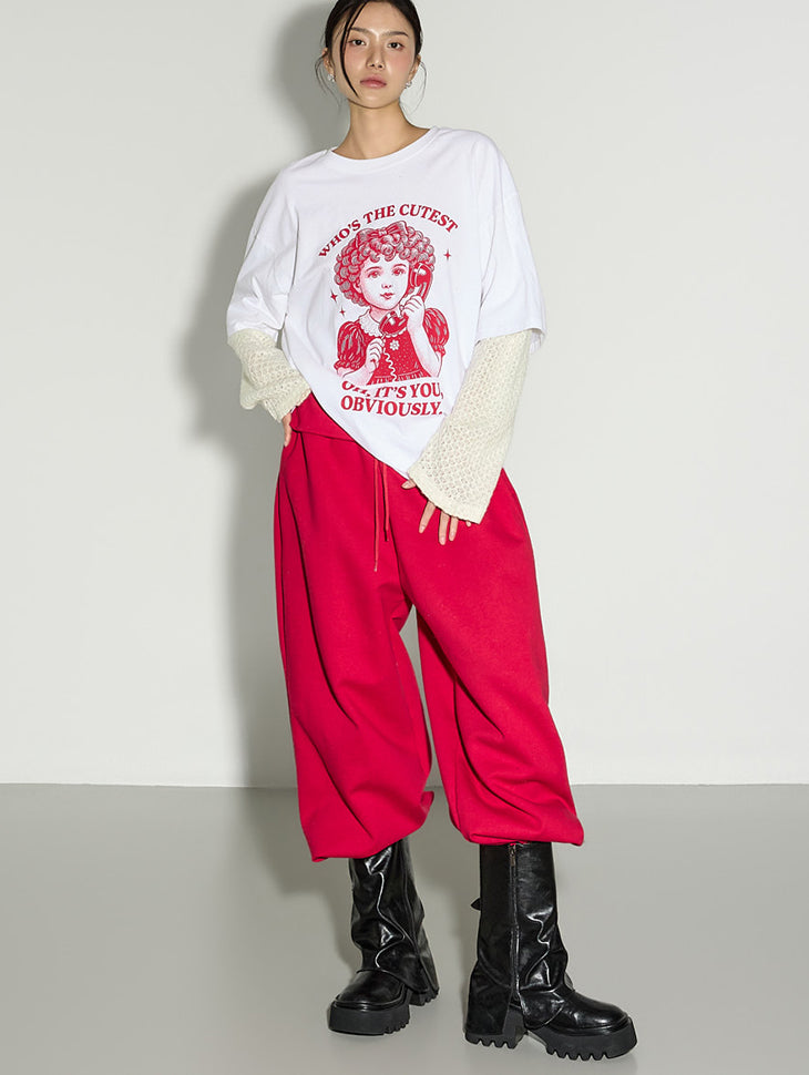 P3712 Flip Fleece Sweat Pants