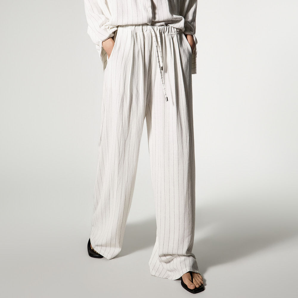 P3797 Linen Wide Pants