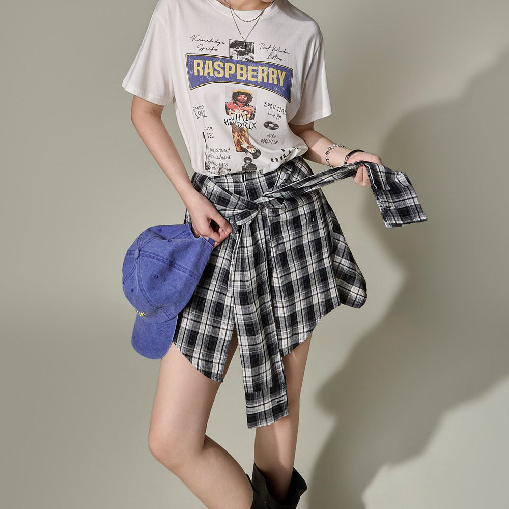 P3912 Shirts Wrap Shorts