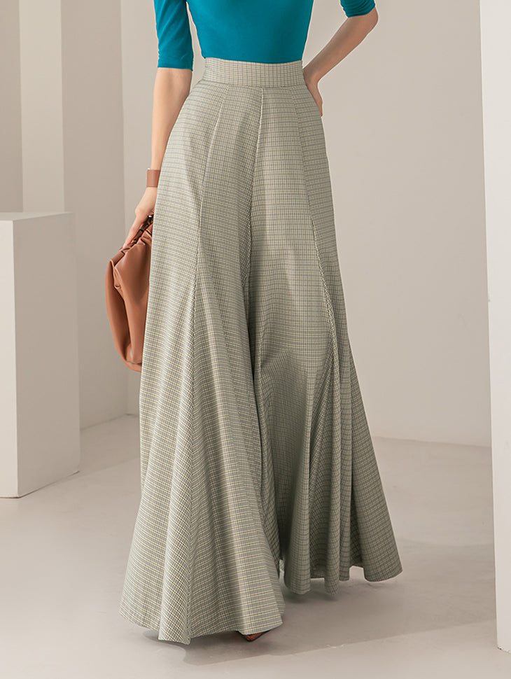 P9091 Flare Maxi Slacks