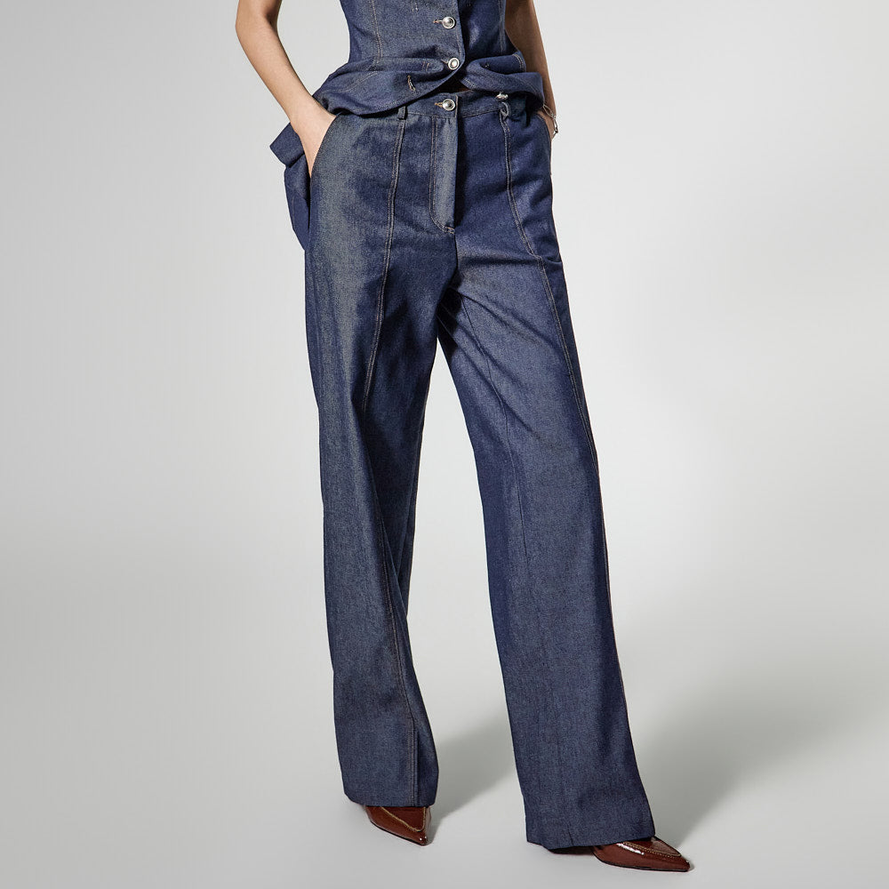 P9195 Straight Slim Pants