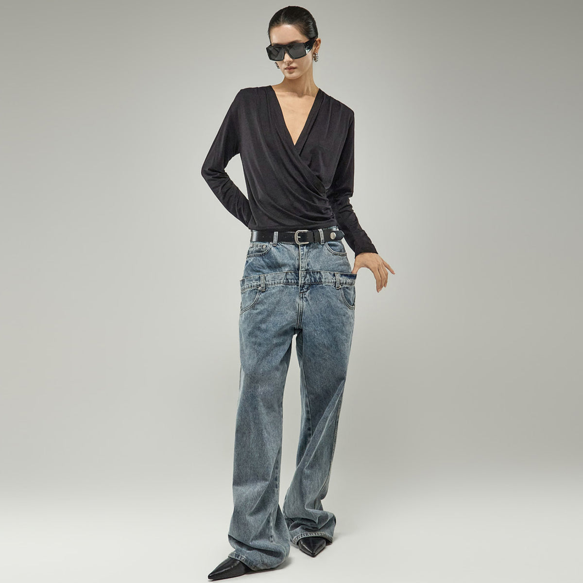 PJ598 Wide Jeans