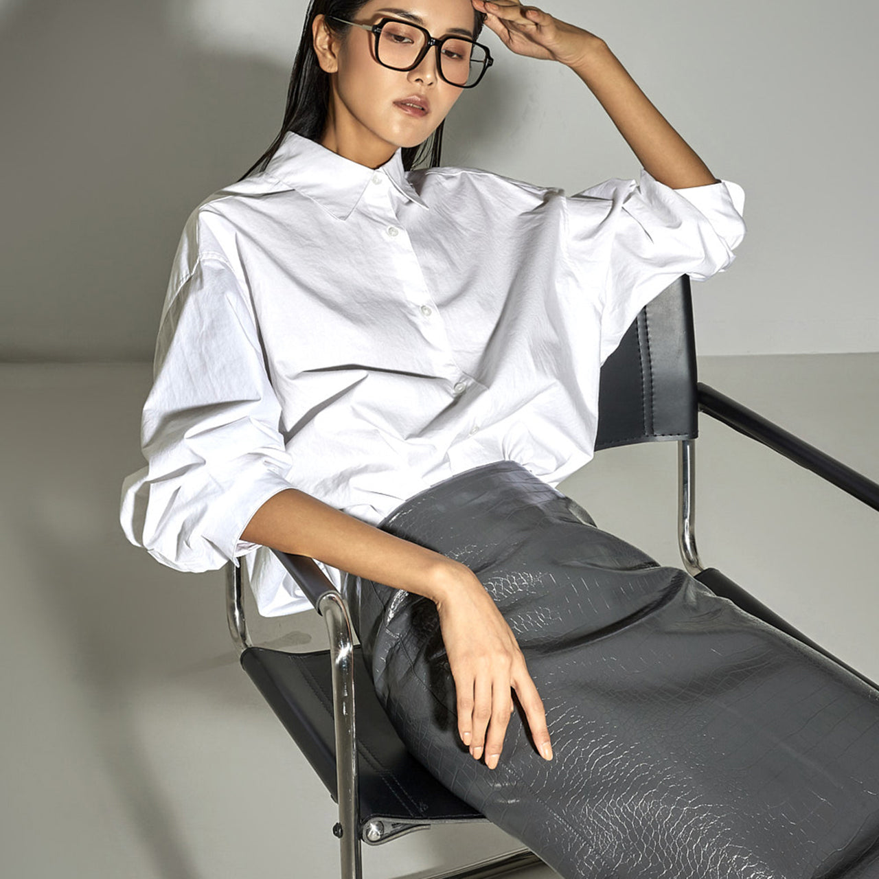 S795 Oversized Cotton Shirts