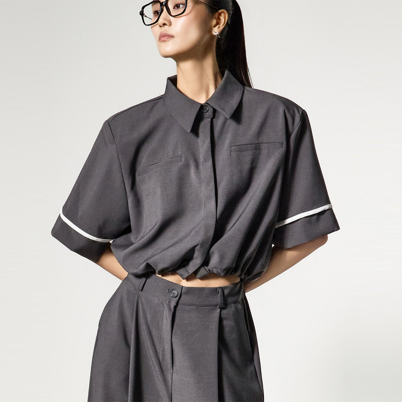 S865 クロップドシャツ