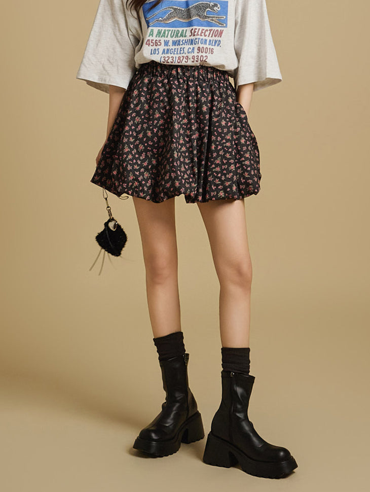 SK2923 Balloon Mini Skirt