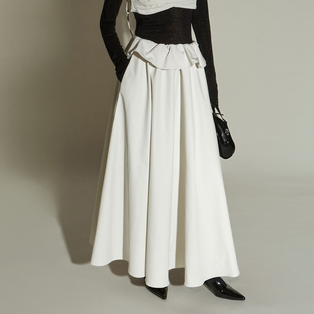 SK3072 Frill Flare Skirt