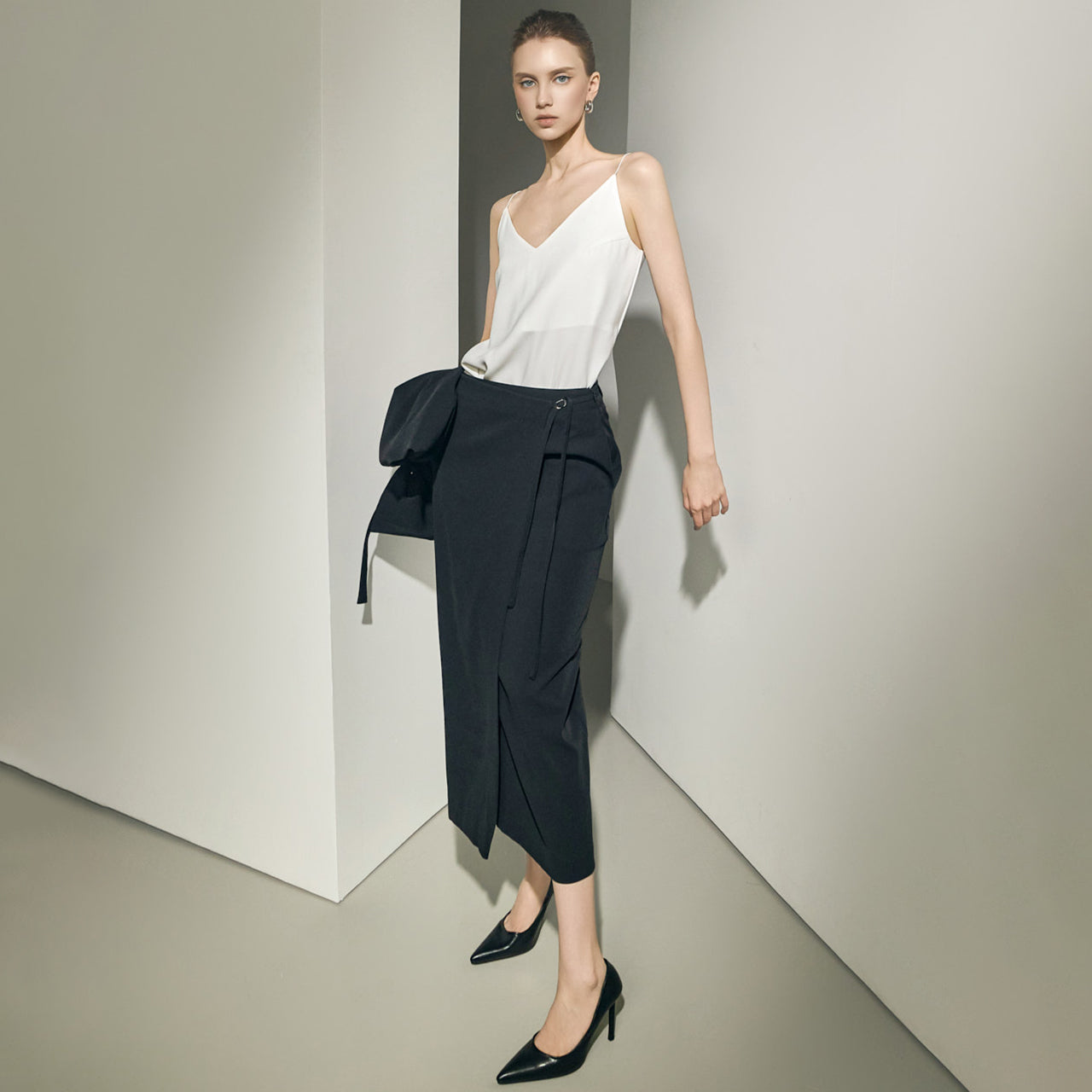 SK3246 Strap Wrap Skirt
