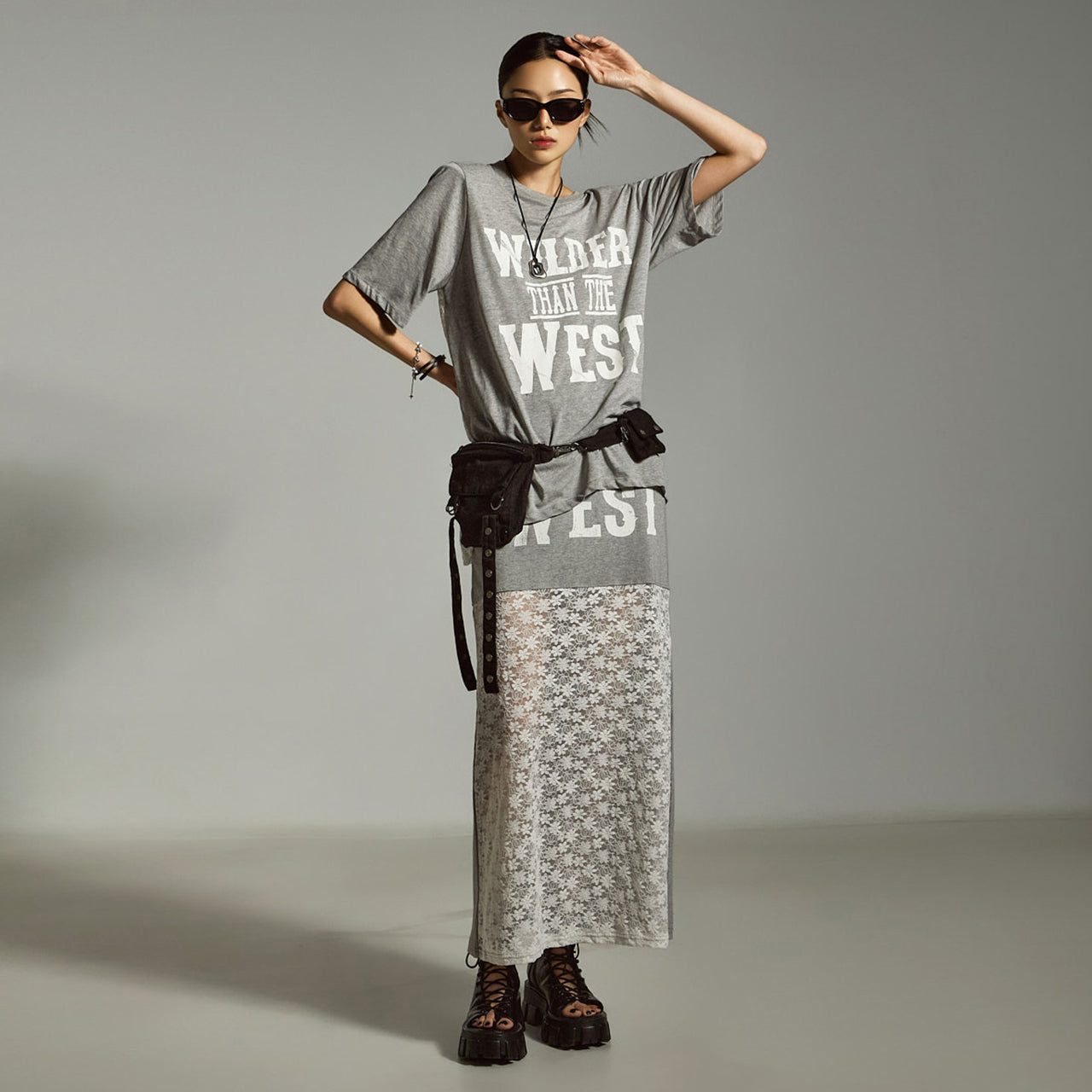 TP2186 レーストップス＆スカートセット