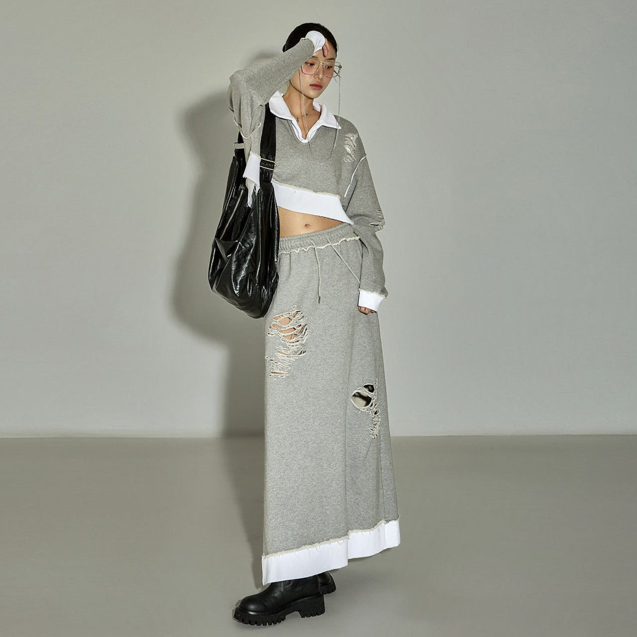 TP2250 Sweatshirts and Skirt Set