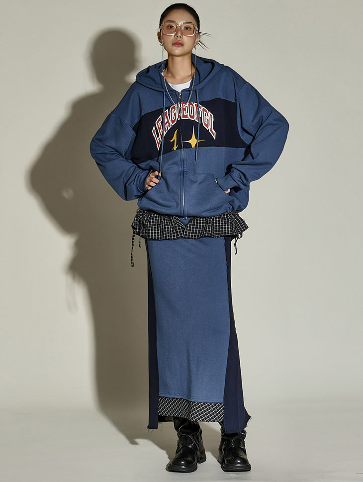 TP2267 Zip-Up and Skirt Set