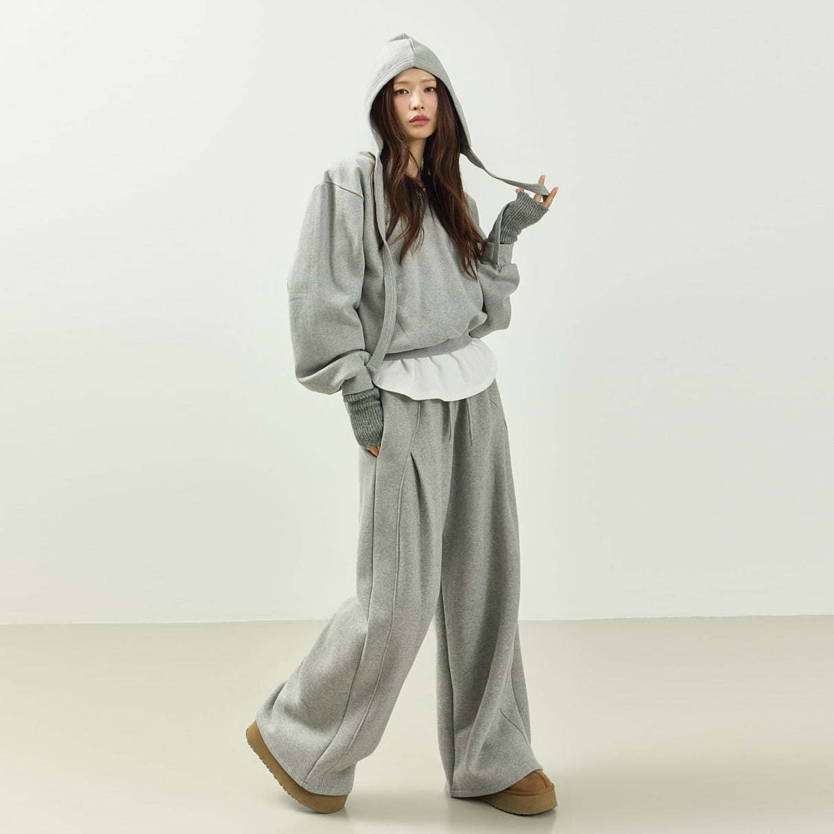 TP2314 Fleece Sweatshirts and Pants Set