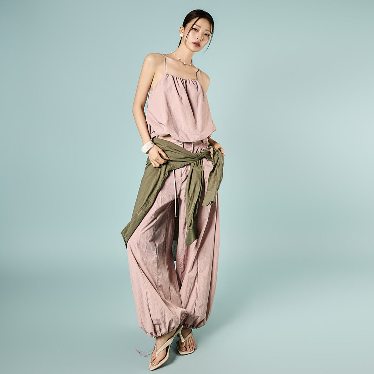 TP2430 Sleeveless Top and Pants Set