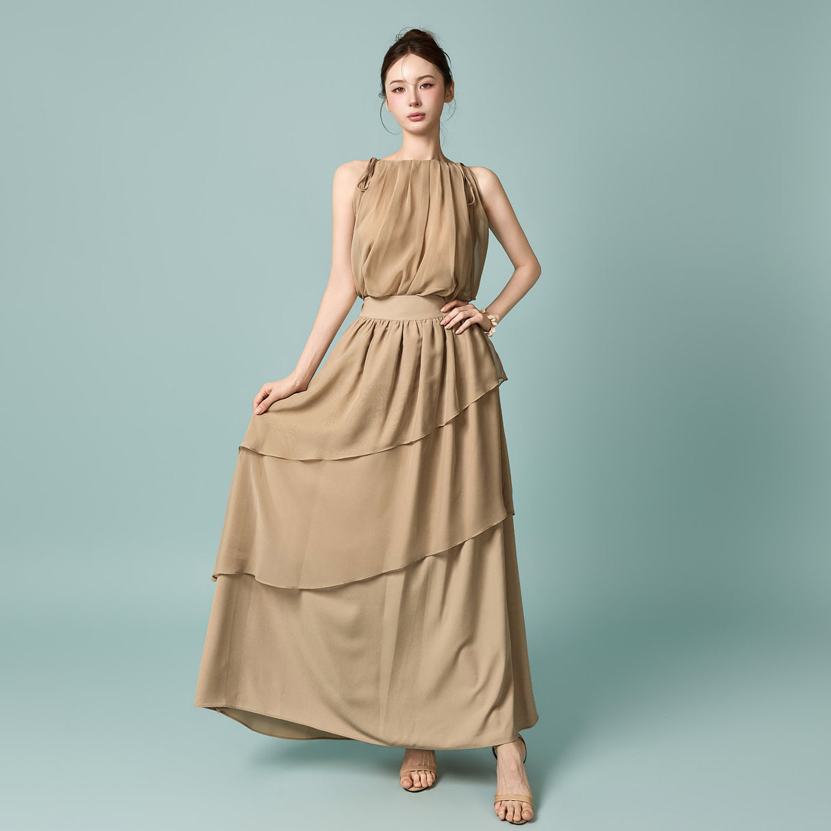 TP2459 Blouse and Skirt Set