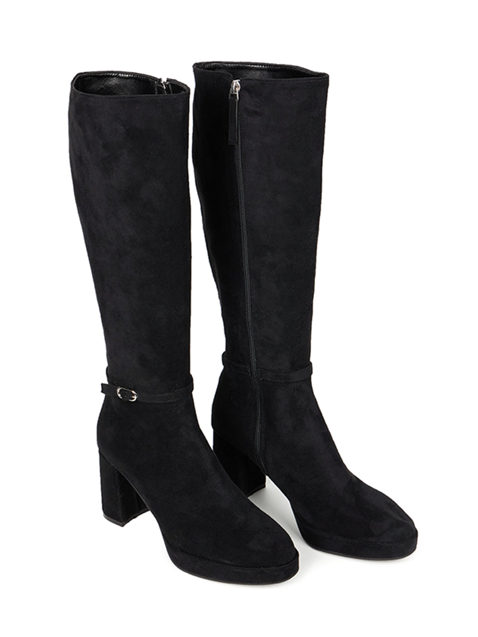 AR-3371 Belted High heels Middle Boots