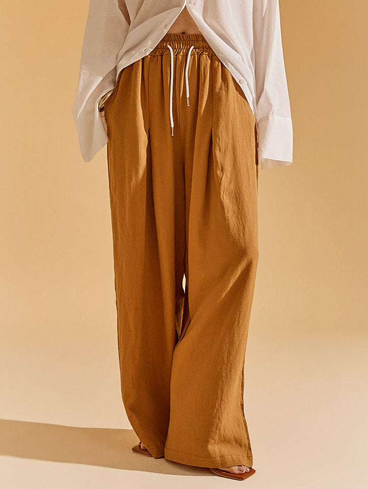 P2905 Linen Wide Pants